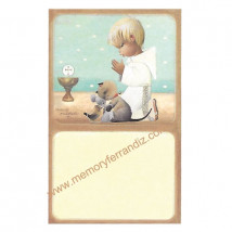 Estampas recordatorios Comunión Ferrándiz -NIÑO TOPOS- Memory Ferrándiz