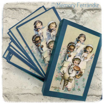 Estampas Comunión ANGELITOS CANTANDO