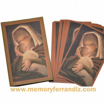 Estampas Comunión Ferrándiz, VIRGEN CANELA, Memory Ferrándiz