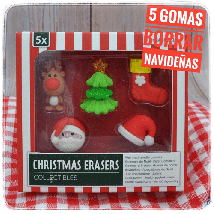 Gomas de borrar navideñas RENO