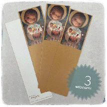 Puntos libro 3 ud. ANGELITO DORADO.cm.Diseñado por Memory Ferrándiz. 