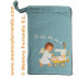 Bolsa algodón Ferrándiz  ANGELITO PASEANDO BEBÉ,  23X14 cm (P)