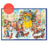 Calendario adviento CARROZA. Purpurina