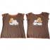 Camiseta algodón -BISCUTER- Memory Ferrándiz. Infantil. color marrón