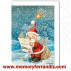Christmas Card - Santa Claus with bell- Ferrándiz- 12x17 cm