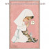 Ferrándiz Communion Box Cards GIRL PINK, 50 units, 7,5x12cm