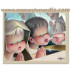Ferrándiz Communion Box Cards CHILDREN TAKING COMMUNION, 50 units, 7,5x12cm